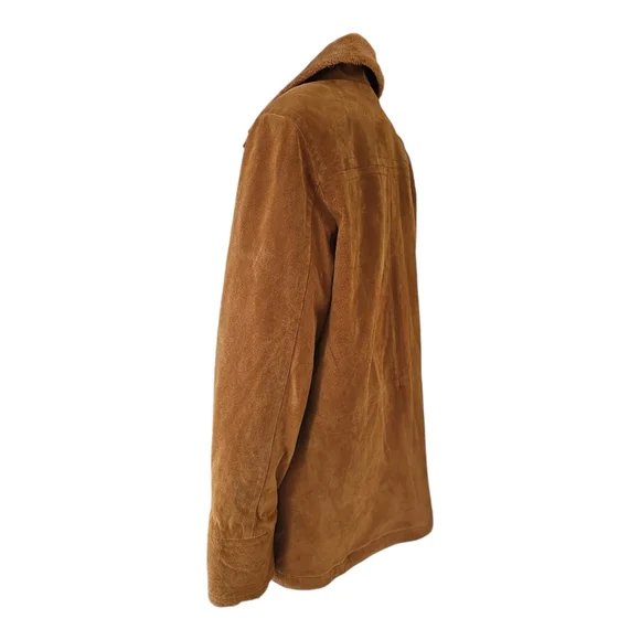 Winlit New York Genuine Leather Jacket – Medium – Lined – Camel Brown